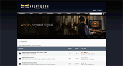 Desktop Screenshot of forum.hauptwerk.com